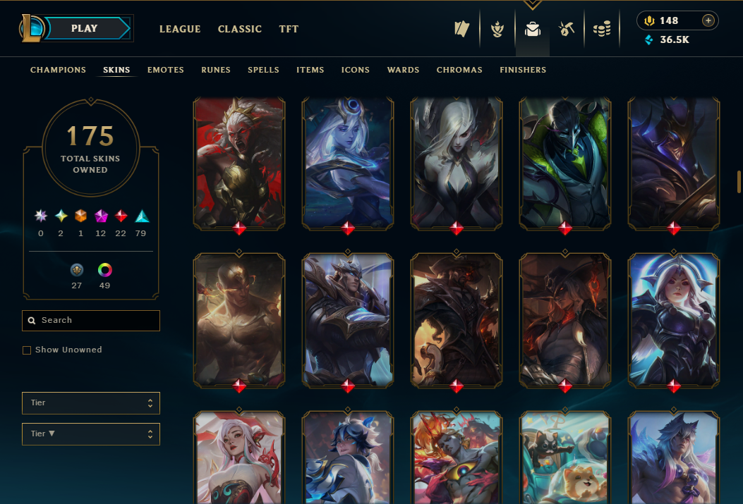 Iron I | 91 Champions | 91 Skins | 22 Legendary Skins | Full Email - Image 10