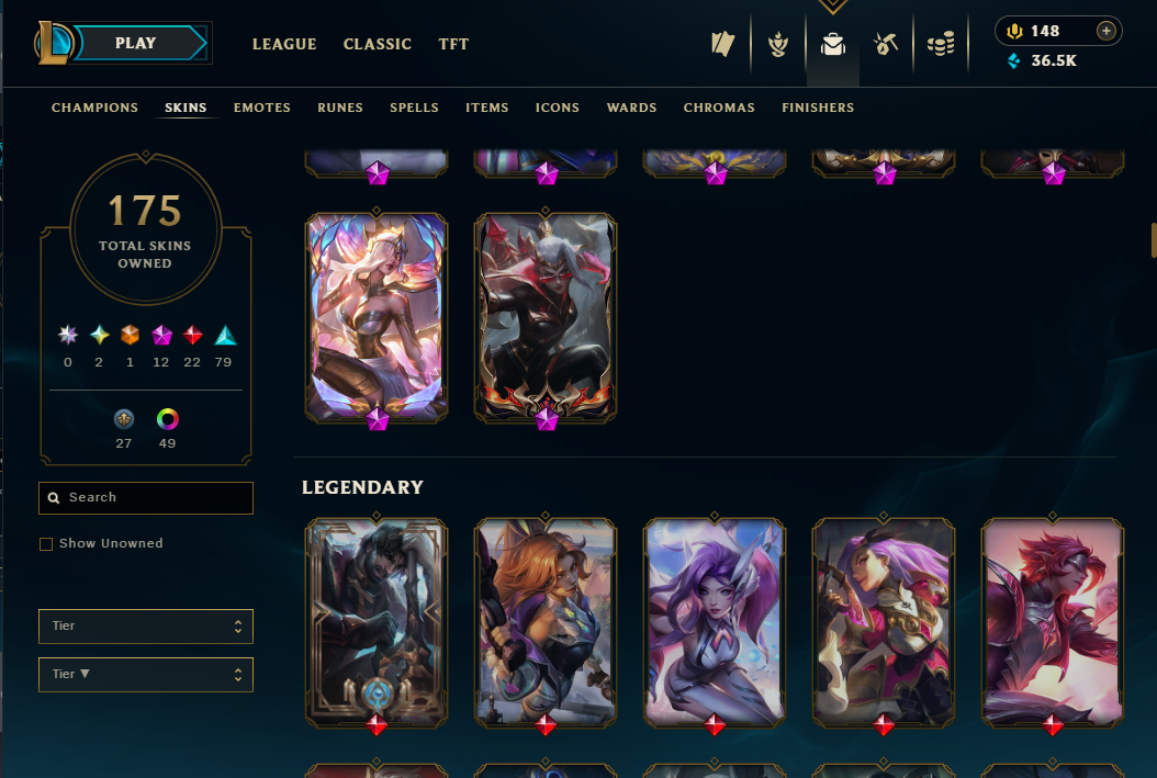 Iron I | 91 Champions | 91 Skins | 22 Legendary Skins | Full Email - Image 9