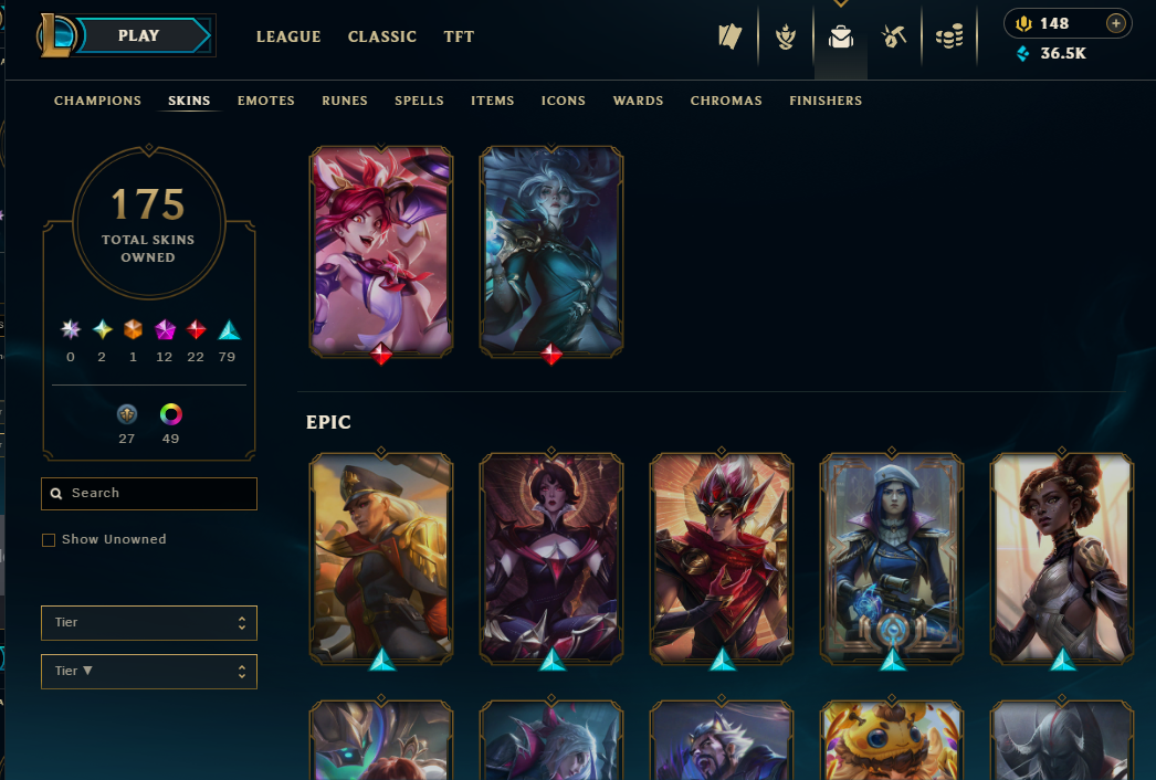 Iron I | 91 Champions | 91 Skins | 22 Legendary Skins | Full Email - Image 11