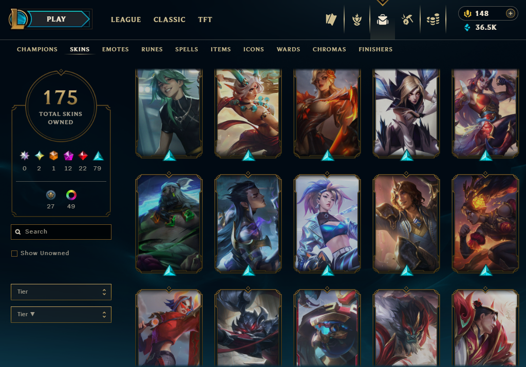 Iron I | 91 Champions | 91 Skins | 22 Legendary Skins | Full Email - Image 14