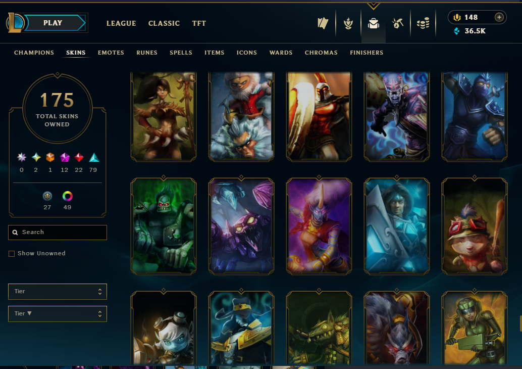 Iron I | 91 Champions | 91 Skins | 22 Legendary Skins | Full Email - Image 19