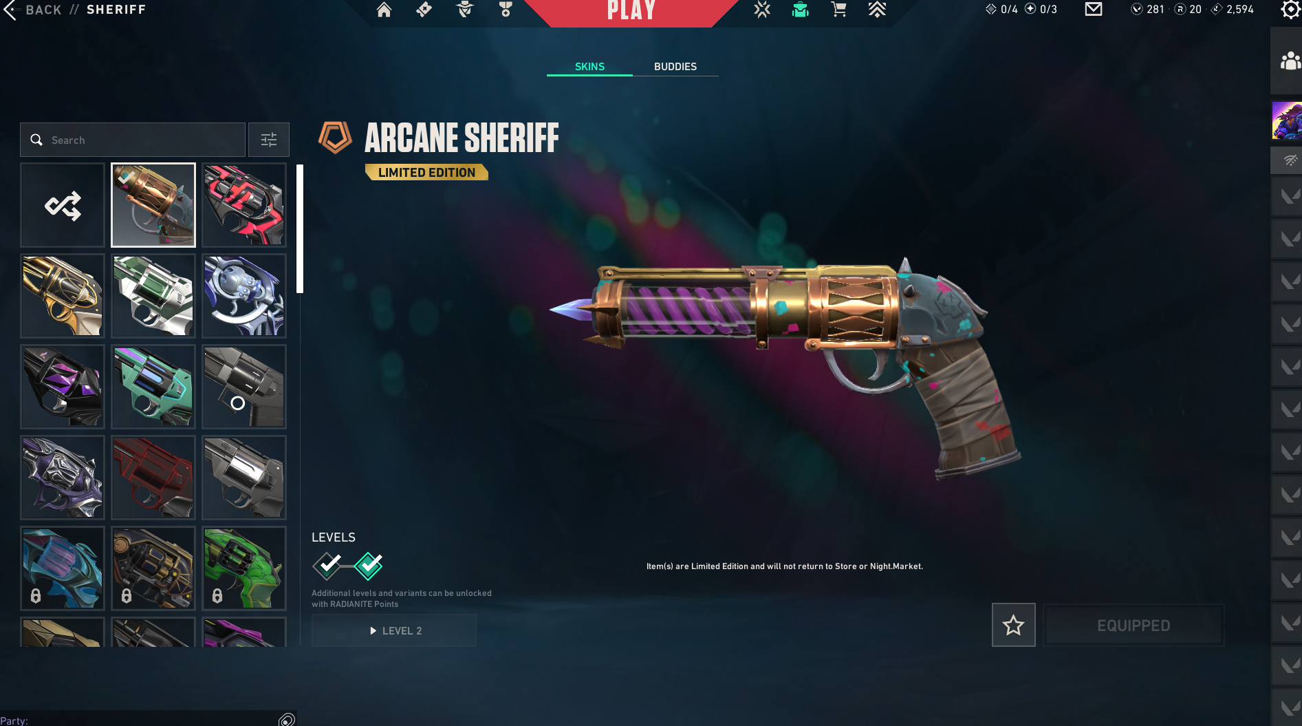 PC | Platinum Peak | Elderflame Dagger | BlastX Phantom | 144 Skins