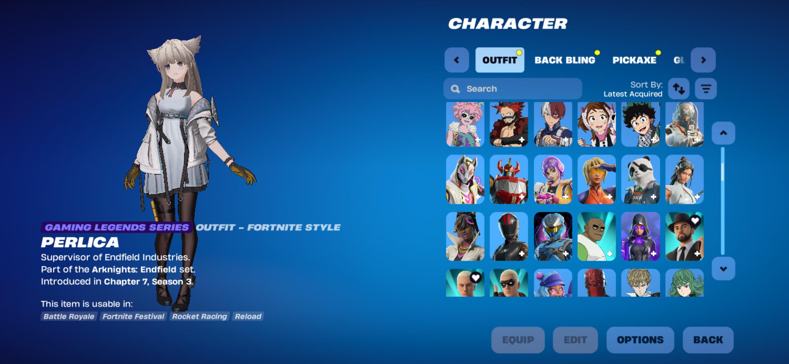 Goku Black | Perlica | 232 Skins | Chapter 5 Season 1 | Level 1932 | Full Email - Image 3