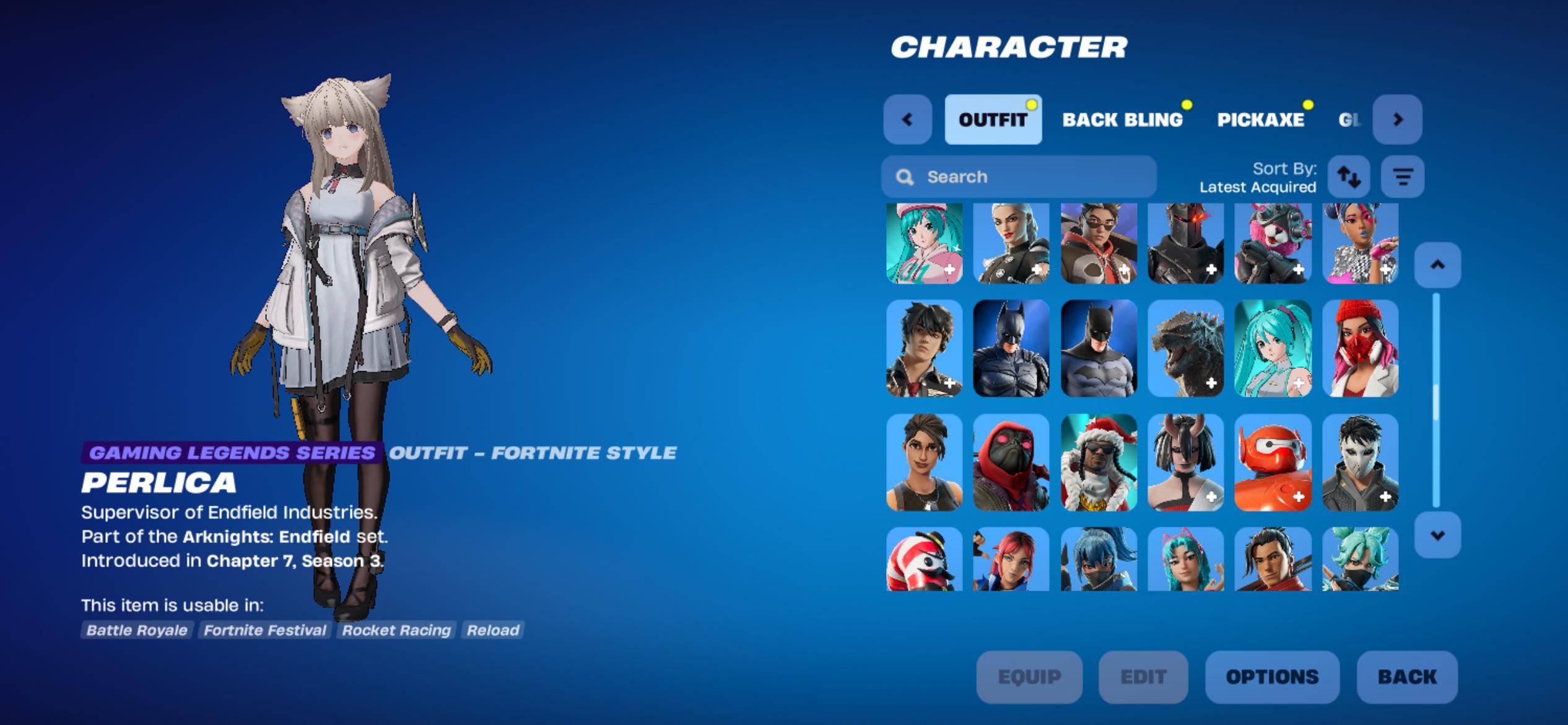 Goku Black | Perlica | 232 Skins | Chapter 5 Season 1 | Level 1932 | Full Email - Image 6