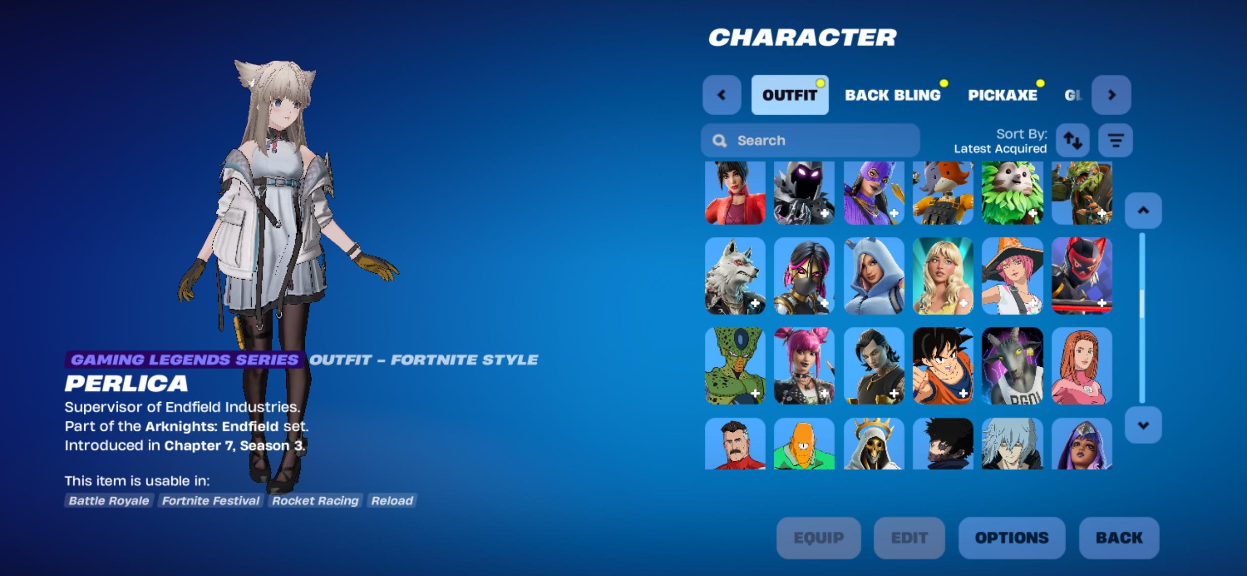 Goku Black | Perlica | 232 Skins | Chapter 5 Season 1 | Level 1932 | Full Email - Image 5