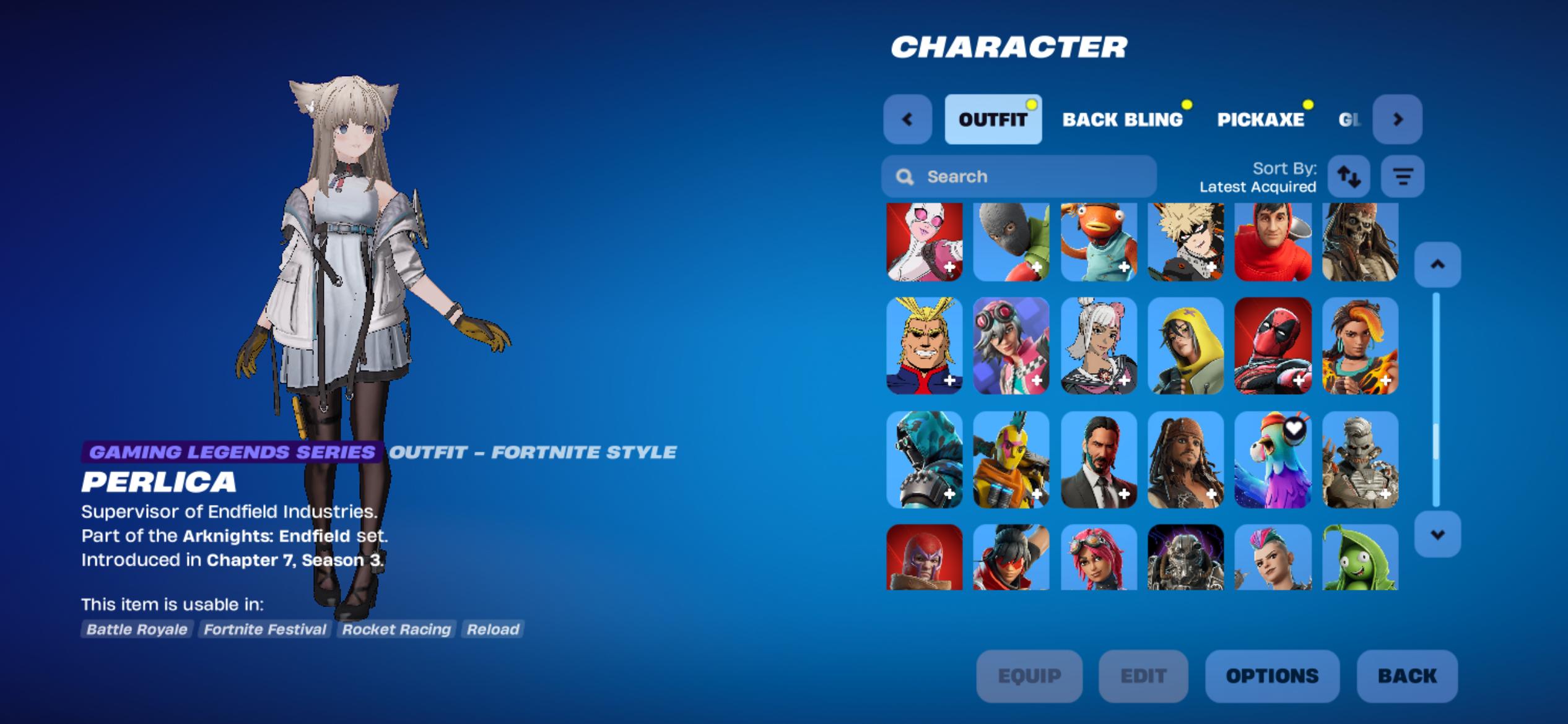 Goku Black | Perlica | 232 Skins | Chapter 5 Season 1 | Level 1932 | Full Email - Image 8