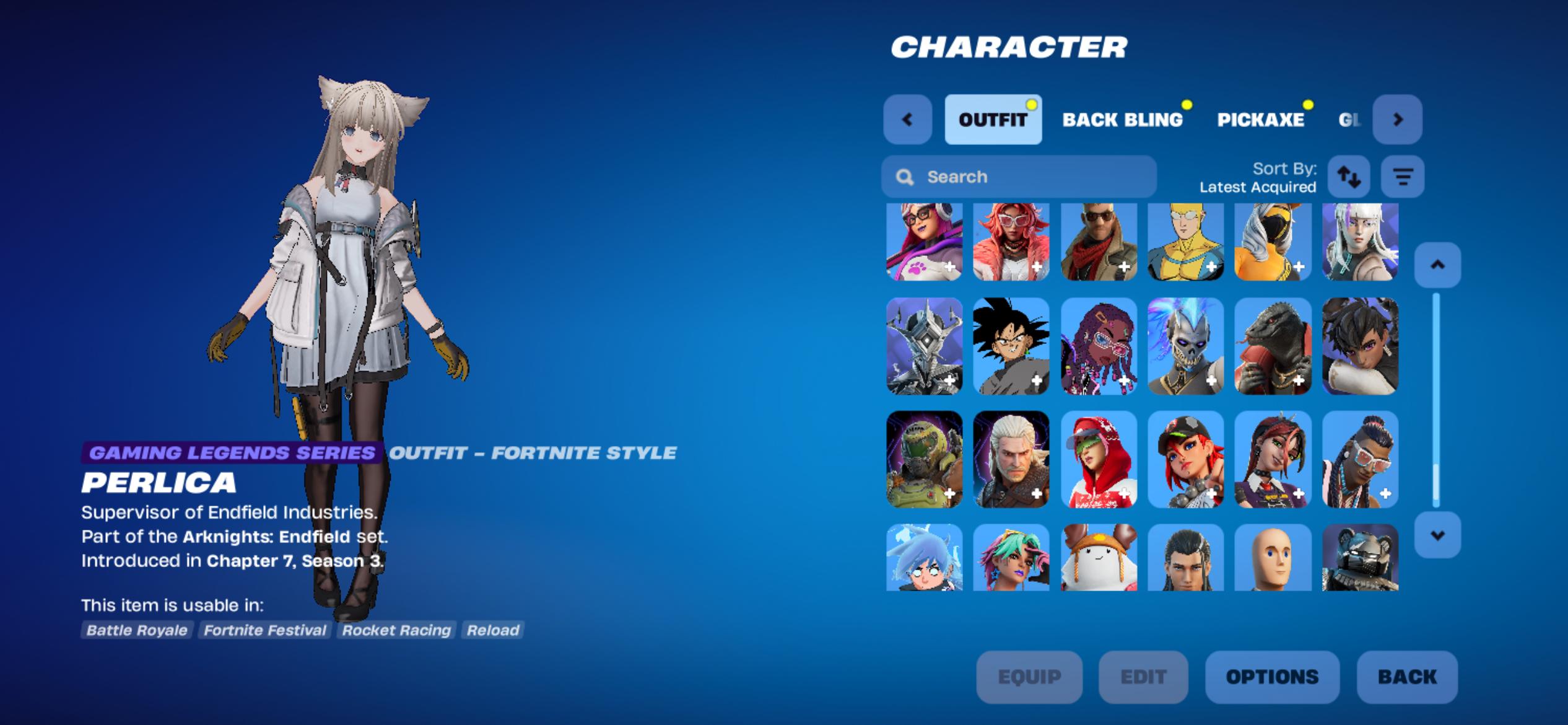 Goku Black | Perlica | 232 Skins | Chapter 5 Season 1 | Level 1932 | Full Email - Image 10