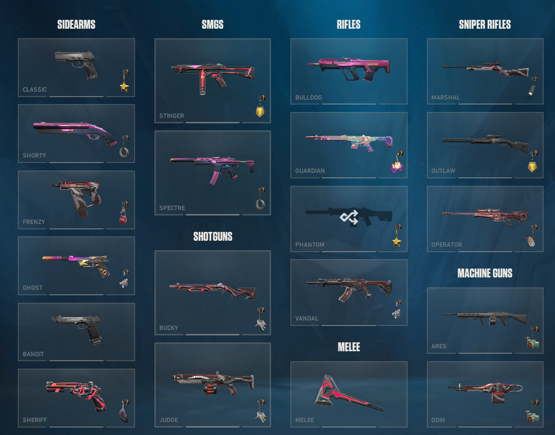 PC | Gold Peak | Oni Vandal | 19 Skins | Full Email