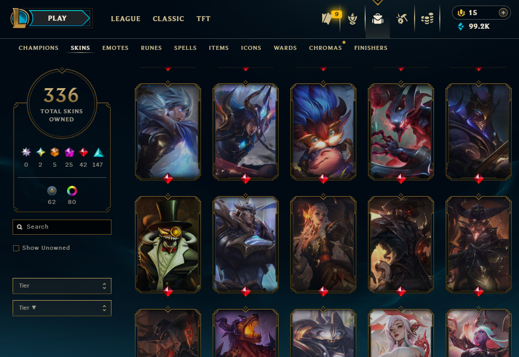 Emerald Peak | 170 Champions | 336 Skins | 42 Legendary Skins | Full Email - Image 6
