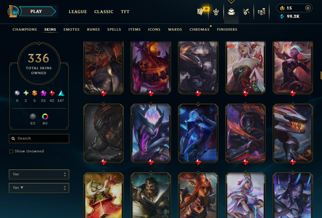 Emerald Peak | 170 Champions | 336 Skins | 42 Legendary Skins | Full Email - Image 7