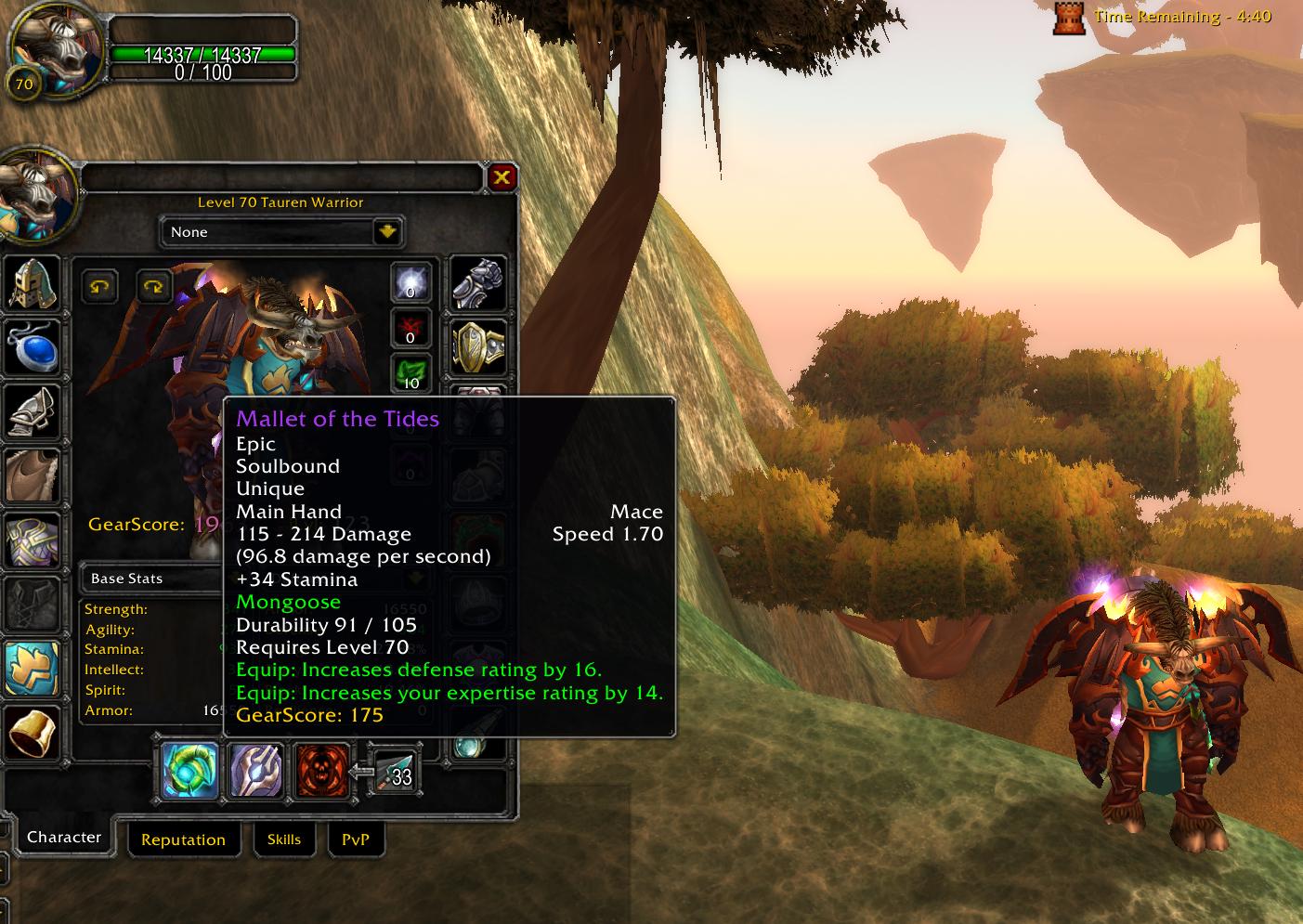 Level 70 Warrior | Thunderstrike EU | 2000 Gearscore | Destroyer BiS Gear - Image 7