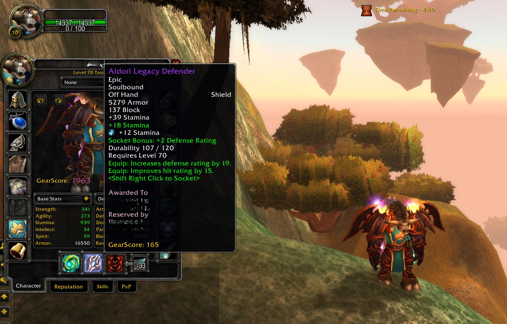 Level 70 Warrior | Thunderstrike EU | 2000 Gearscore | Destroyer BiS Gear - Image 8