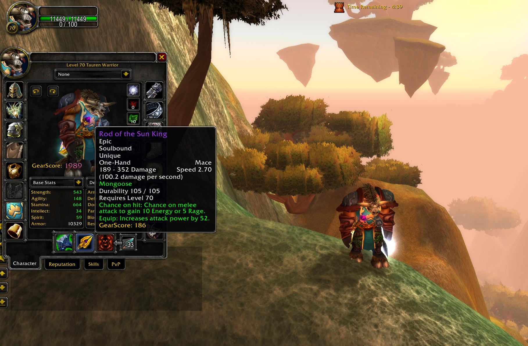 Level 70 Warrior | Thunderstrike EU | 2000 Gearscore | Destroyer BiS Gear - Image 12