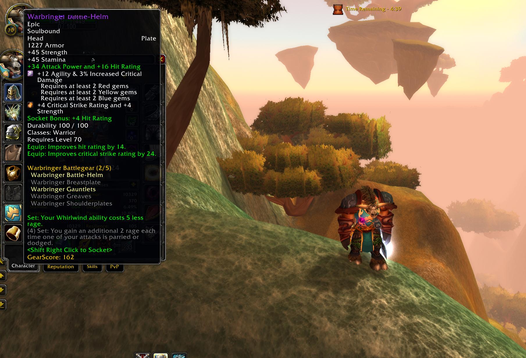 Level 70 Warrior | Thunderstrike EU | 2000 Gearscore | Destroyer BiS Gear - Image 13