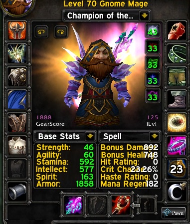 Level 70 Mage | 1955 Gearscore | Hyjal + BT Attuned | 7k Gold | Rare Mounts - Image 3