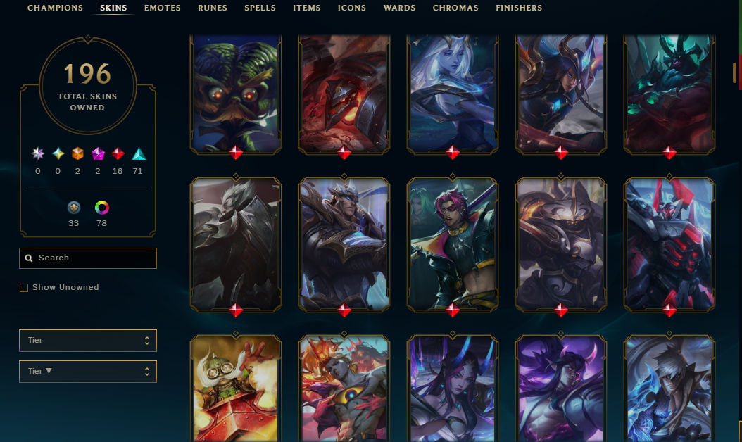 Platinum Peak | 173 Champions | 196 Skins - Image 3