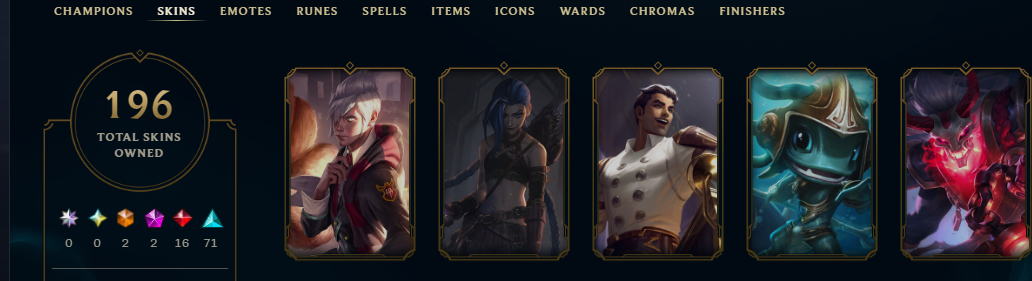 Platinum Peak | 173 Champions | 196 Skins - Image 9
