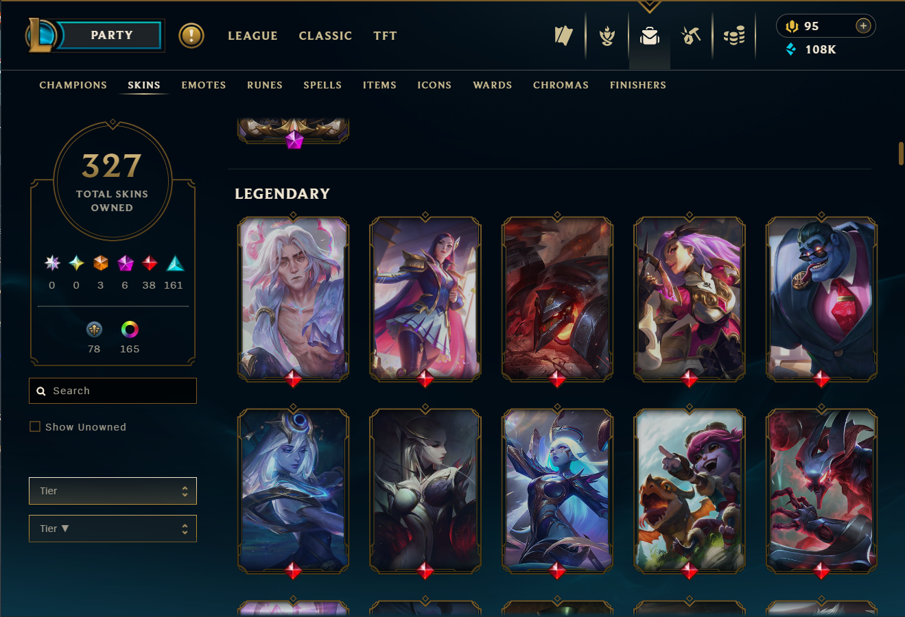Platinum Peak | 173 Champions | 199 Skins | Full Email - Image 3