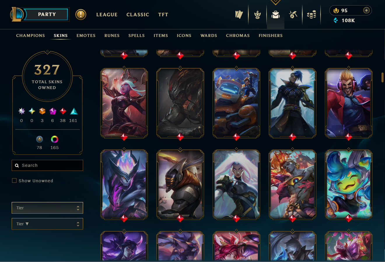 Platinum Peak | 173 Champions | 199 Skins | Full Email - Image 5