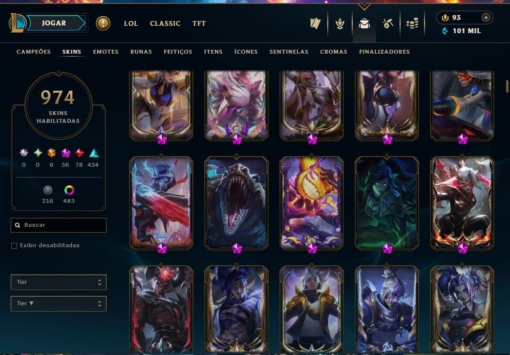 Emerald Peak | 184 Champions | 974 Skins | Full Email - Image 3