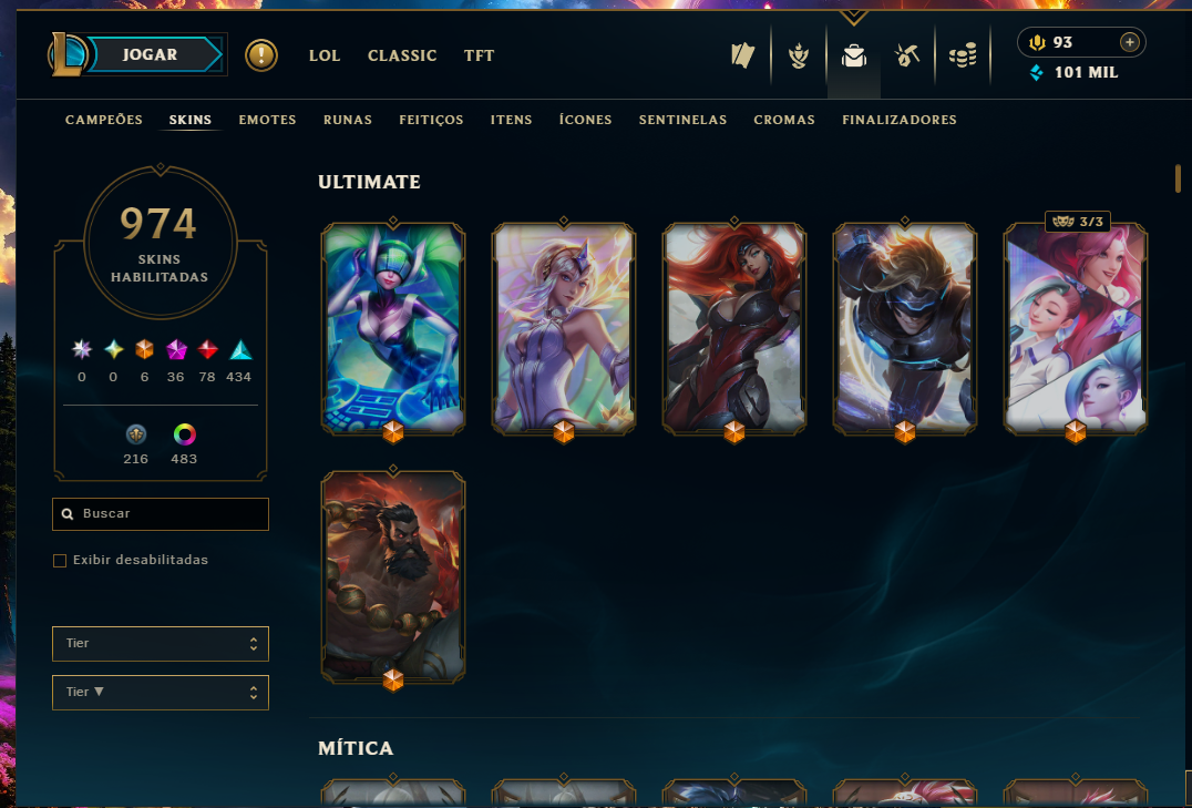Emerald Peak | 184 Champions | 974 Skins | Full Email - Image 4