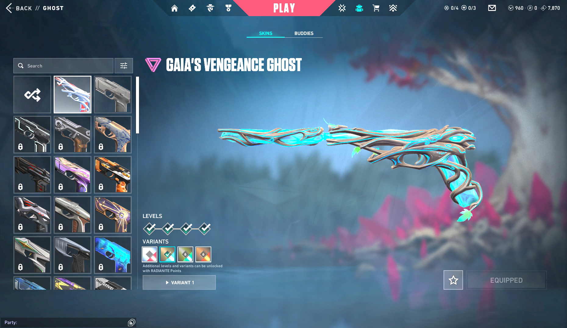 PC | Platinum Peak | Recon Balisong | Gaia's Vengeance Ghost | 44 Skins - Image 4