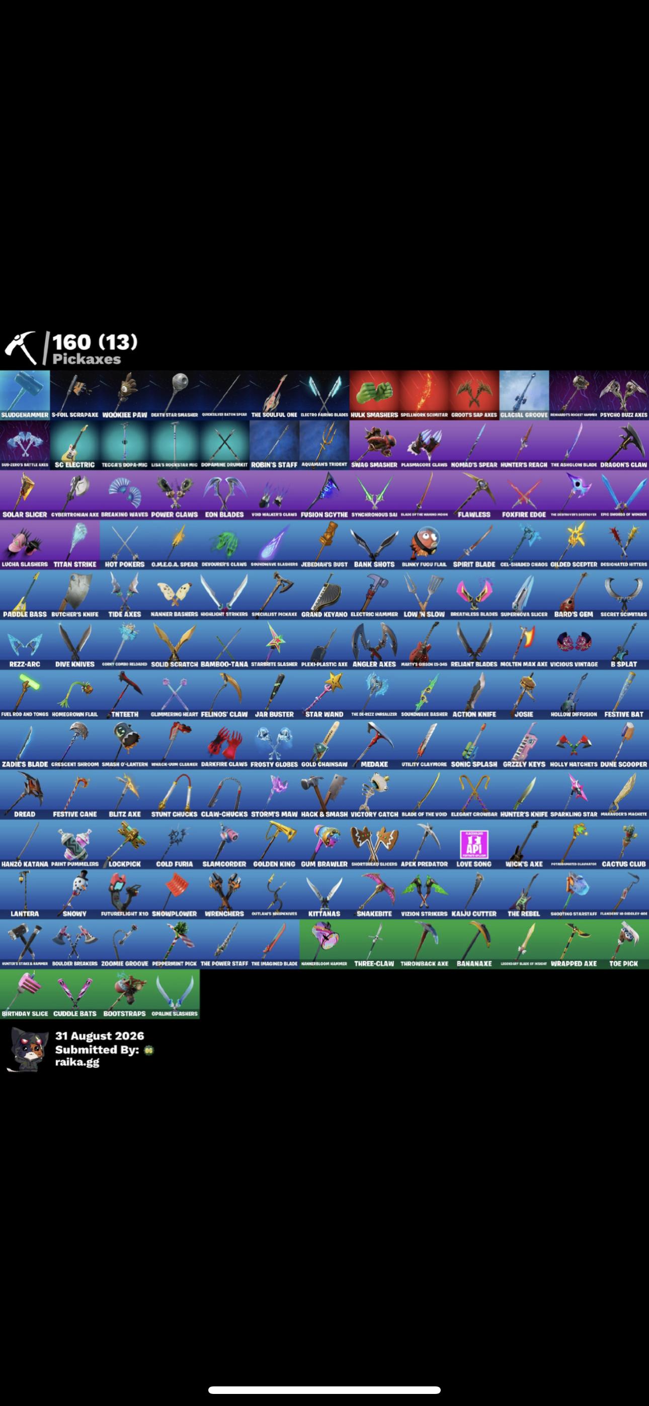 Deadpool | Tart Tycoon | 80 Skins | Season 11 | Level 2607 | Full Email - Image 3