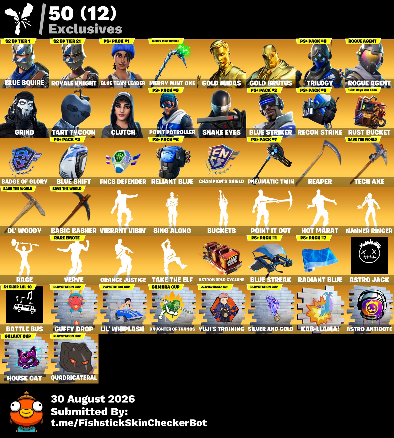 Blue Team Leader | Blue Squire | 348 Skins | Level 4193 | Full Email - Image 10
