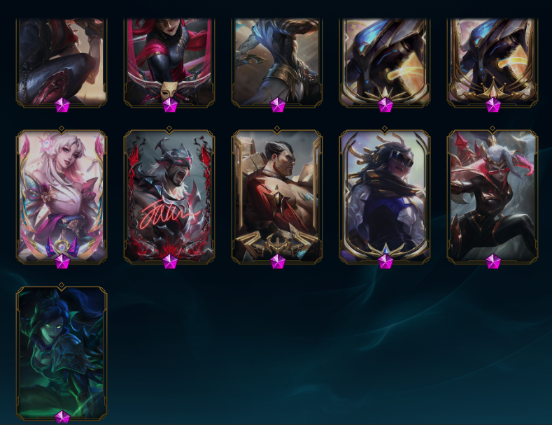 Master Peak | 170 Champions | 629 Skins | 80 Legendary Skins | Full Email - Image 9