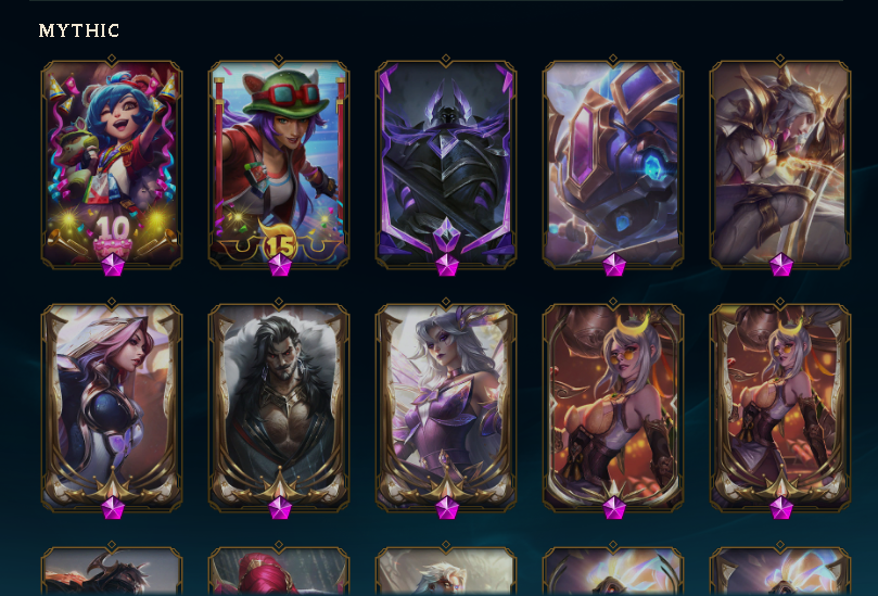 Master Peak | 170 Champions | 629 Skins | 80 Legendary Skins | Full Email - Image 10