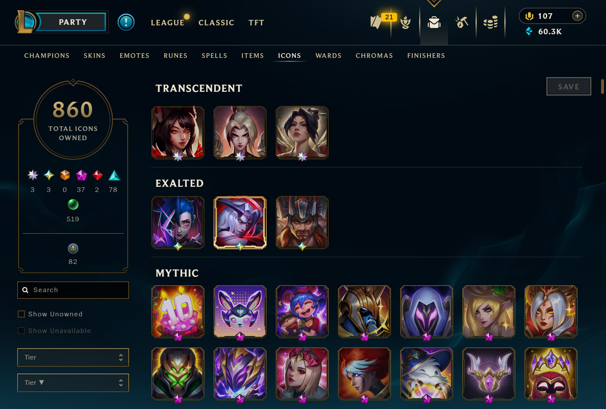 Diamond Peak | 151 Champions | 724 Skins | 71 Legendary Skins | Full Email - Image 6