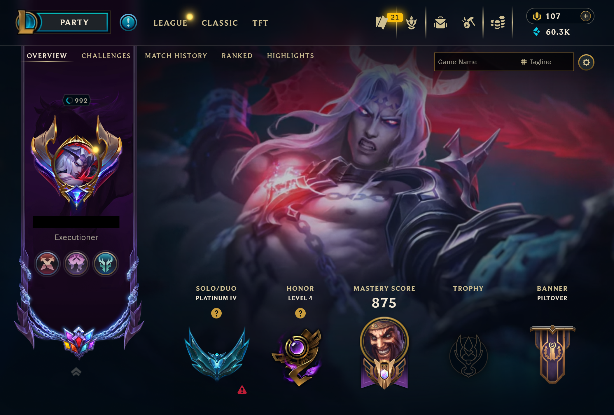 Diamond Peak | 151 Champions | 724 Skins | 71 Legendary Skins | Full Email