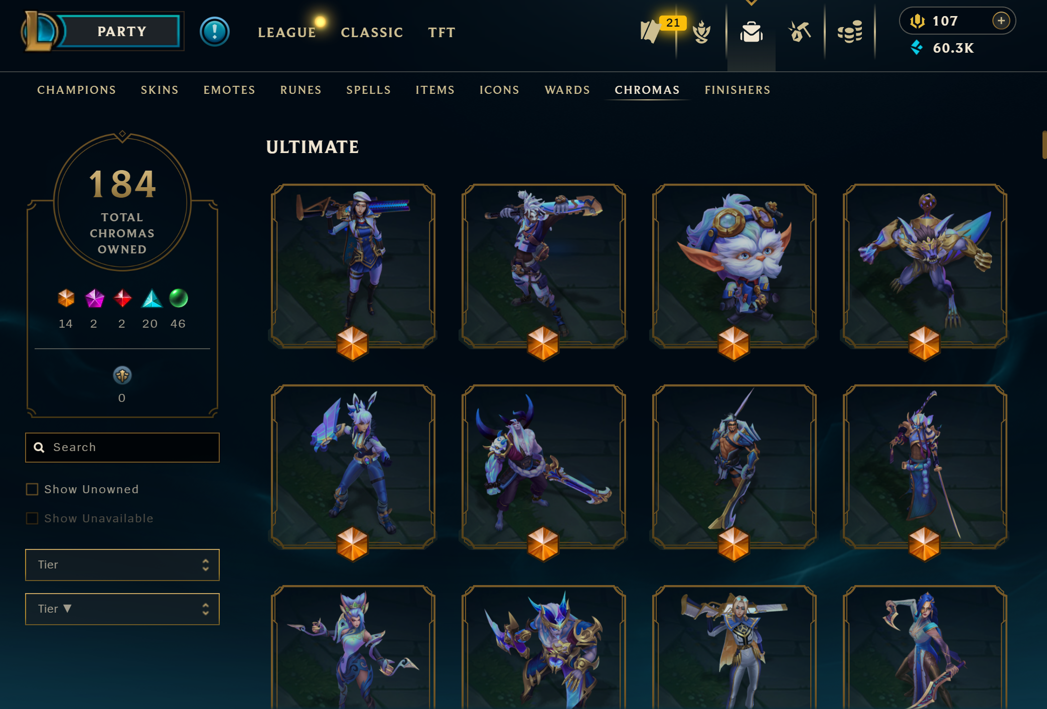 Diamond Peak | 151 Champions | 724 Skins | 71 Legendary Skins | Full Email - Image 4