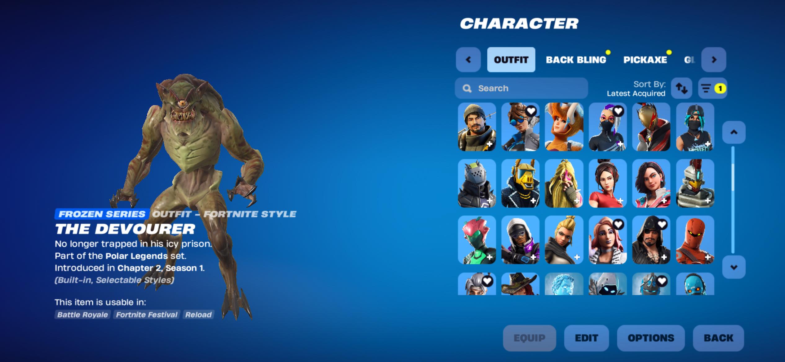 Omega | Reaper | Carbide | 103 Skins | Season 3 | Level 898 - Image 5