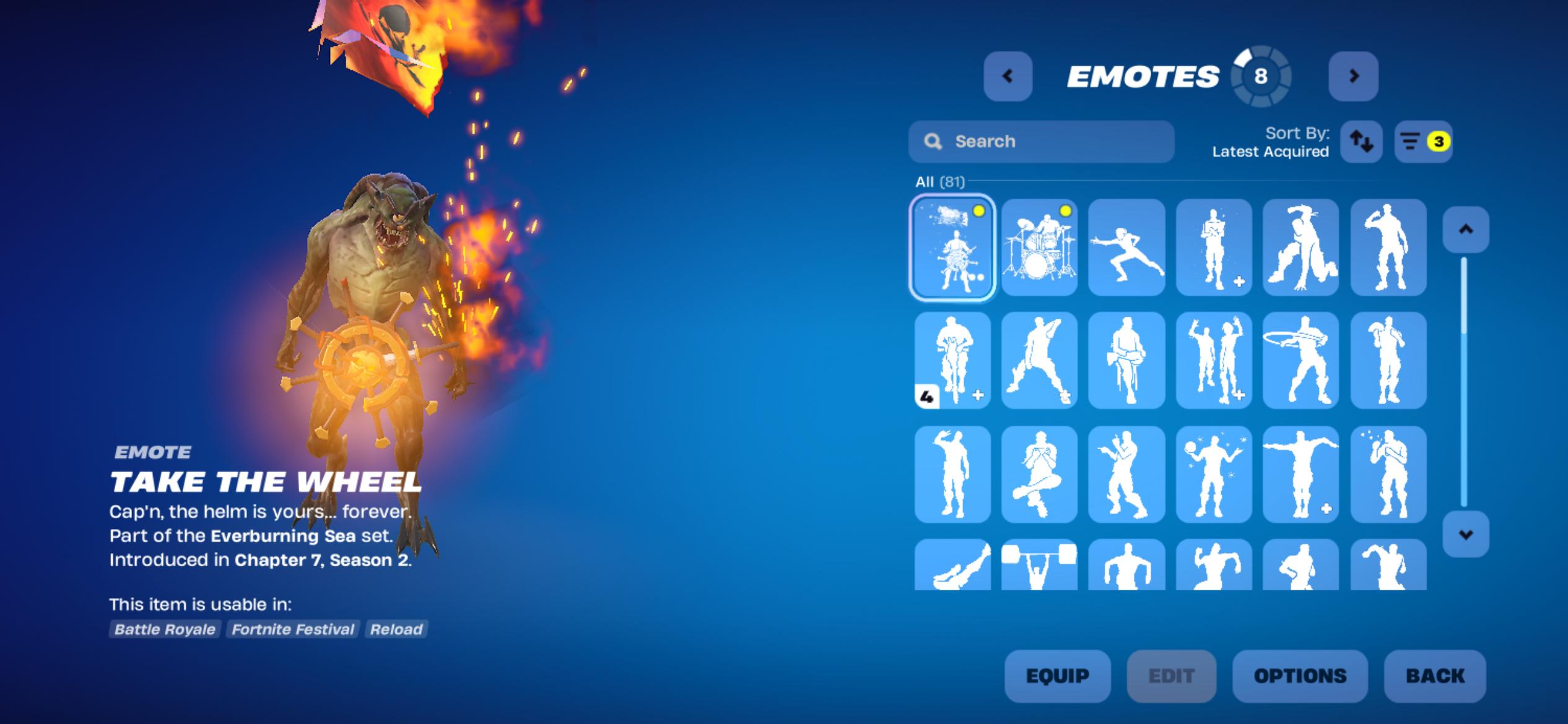 Omega | Reaper | Carbide | 103 Skins | Season 3 | Level 898 - Image 21