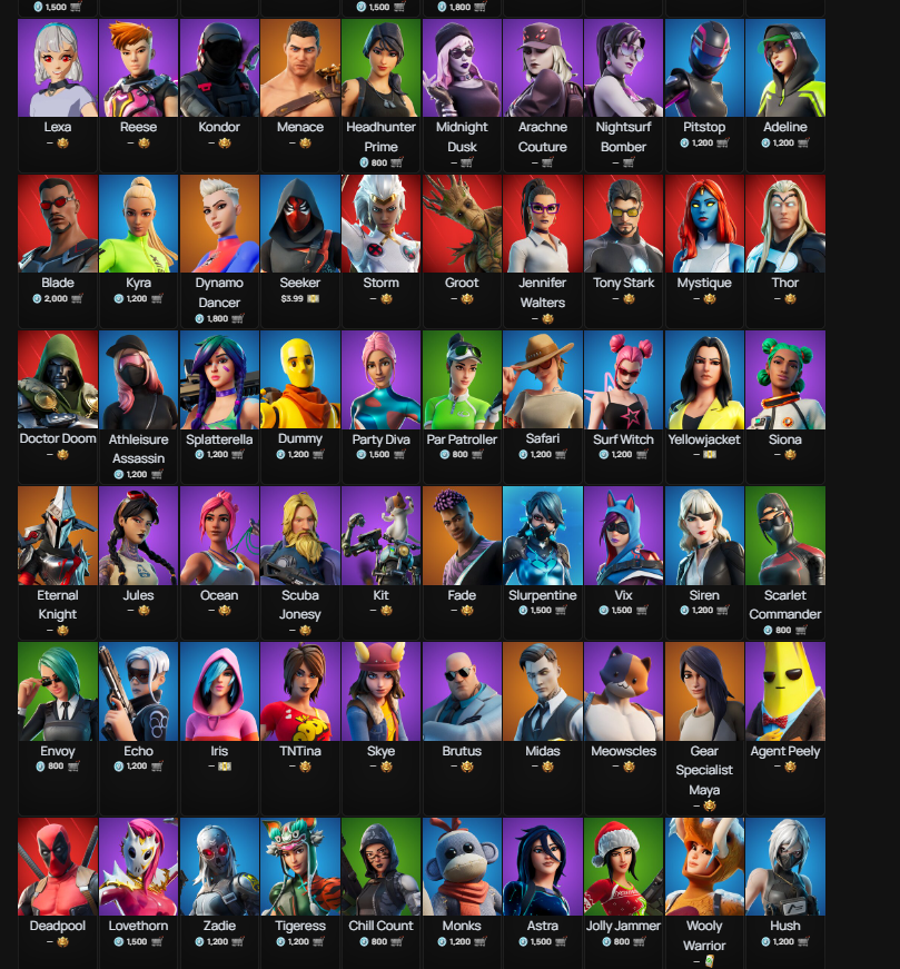 Reaper | Deadpool | 211 Skins | Season 3 | Level 3001 | Full Email - Image 17