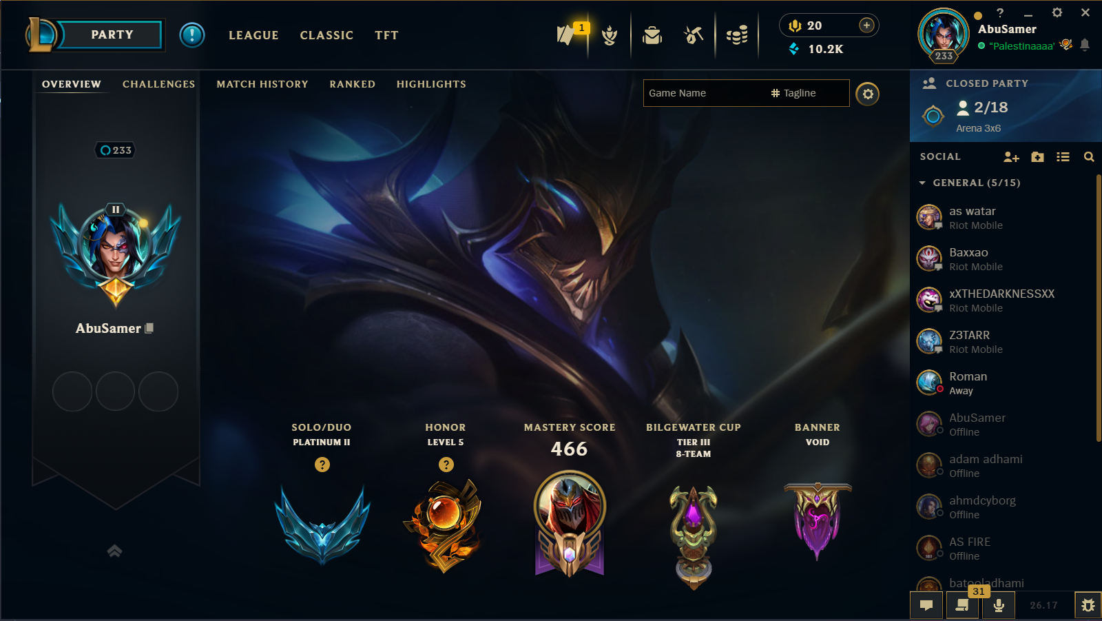 Platinum Peak | 173 Champions | 129 Skins | 12 Legendary Skins | Full Email