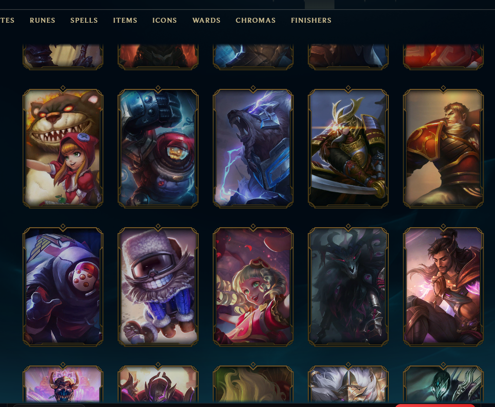 Platinum Peak | 173 Champions | 129 Skins | 12 Legendary Skins | Full Email - Image 12
