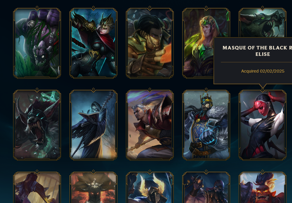 Platinum Peak | 173 Champions | 129 Skins | 12 Legendary Skins | Full Email - Image 11