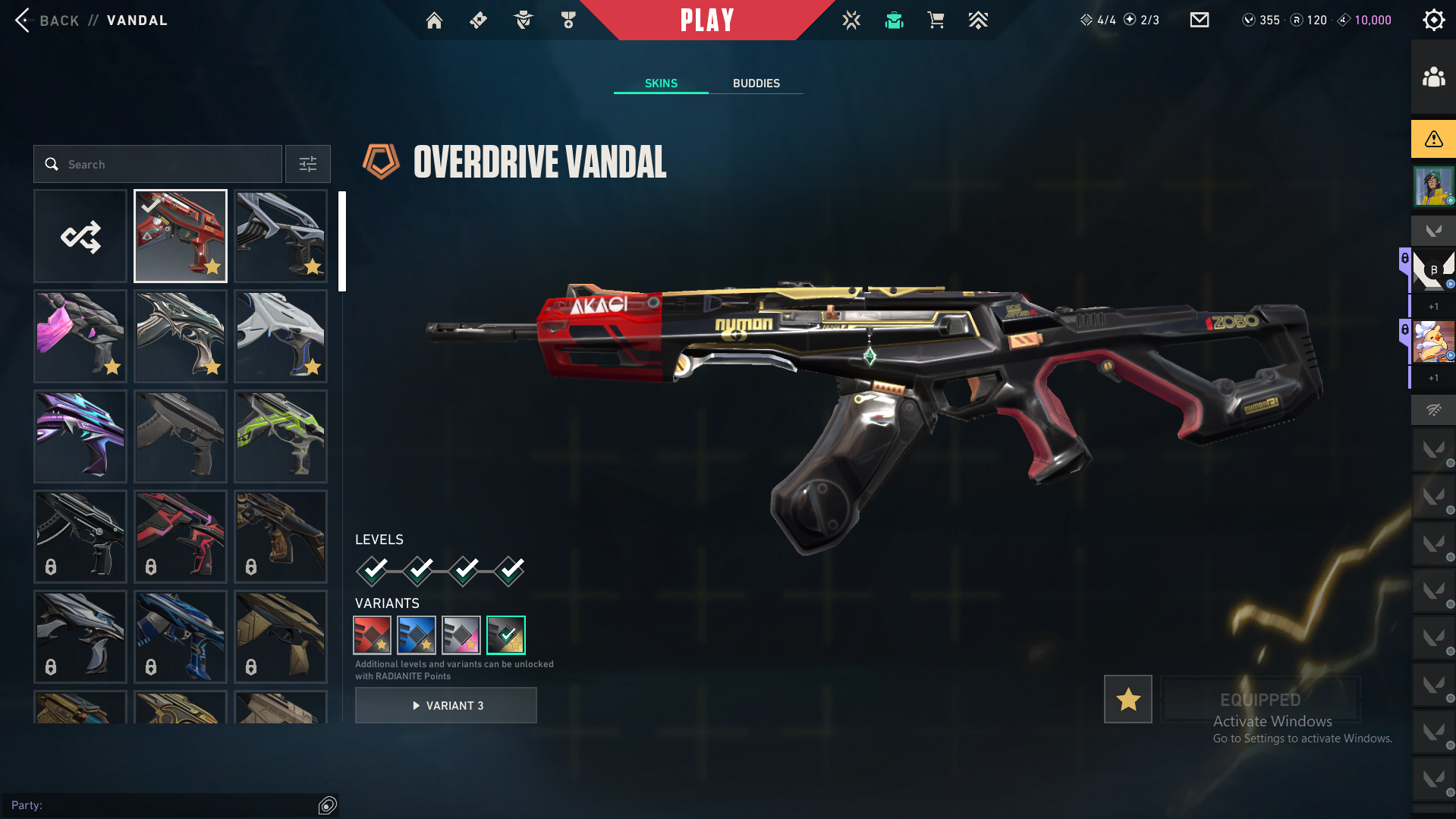 PC | Ascendant Peak | RGX 11z Pro Karambit | Forsaken Vandal | 23 Skins | Full Email - Image 5