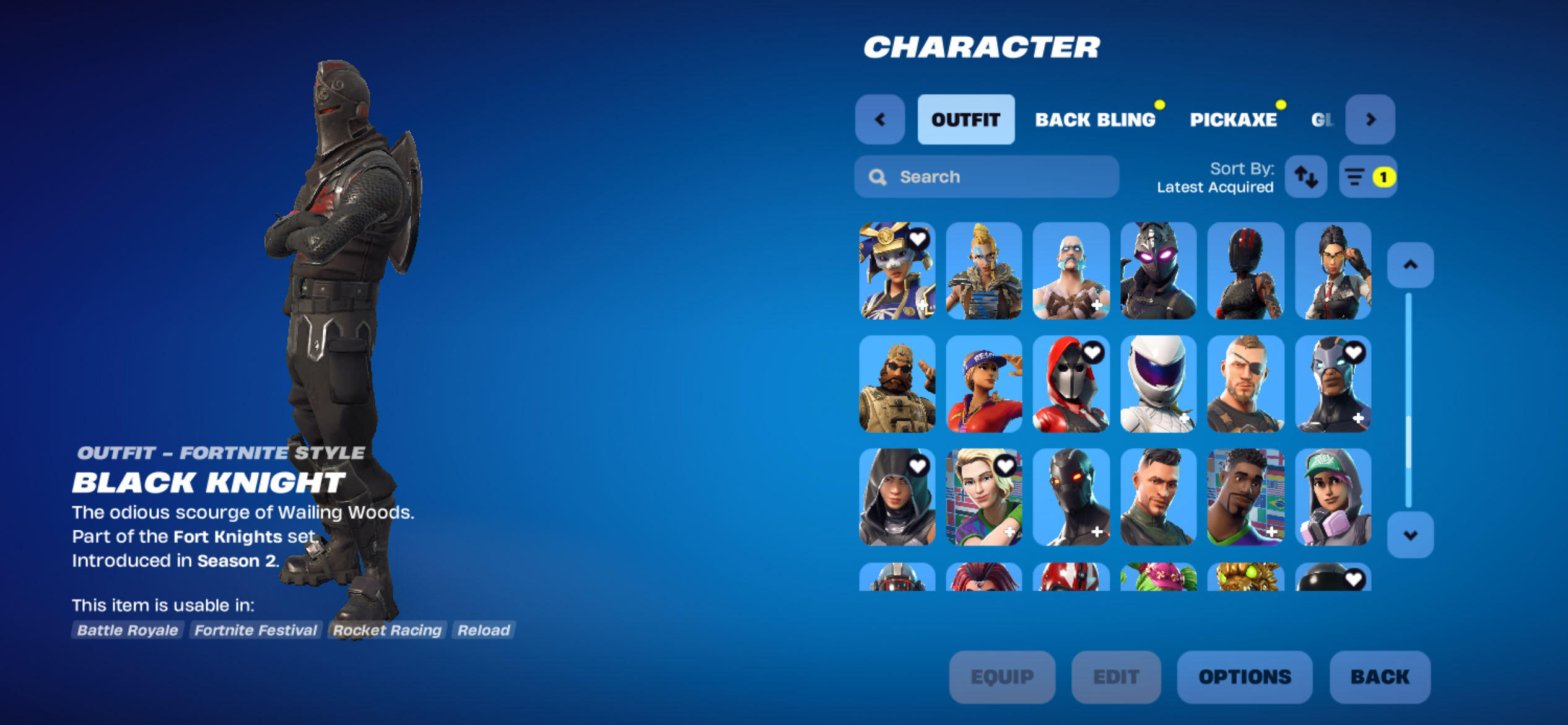 Black Knight | 112 Skins | Season 2 | Level 1179 - Image 5