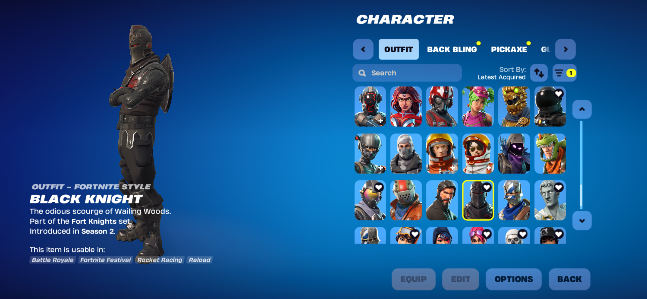 Black Knight | 112 Skins | Season 2 | Level 1179 - Image 6