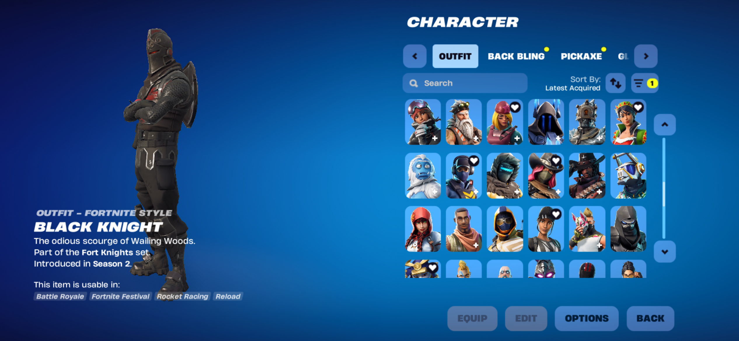 Black Knight | 112 Skins | Season 2 | Level 1179 - Image 4