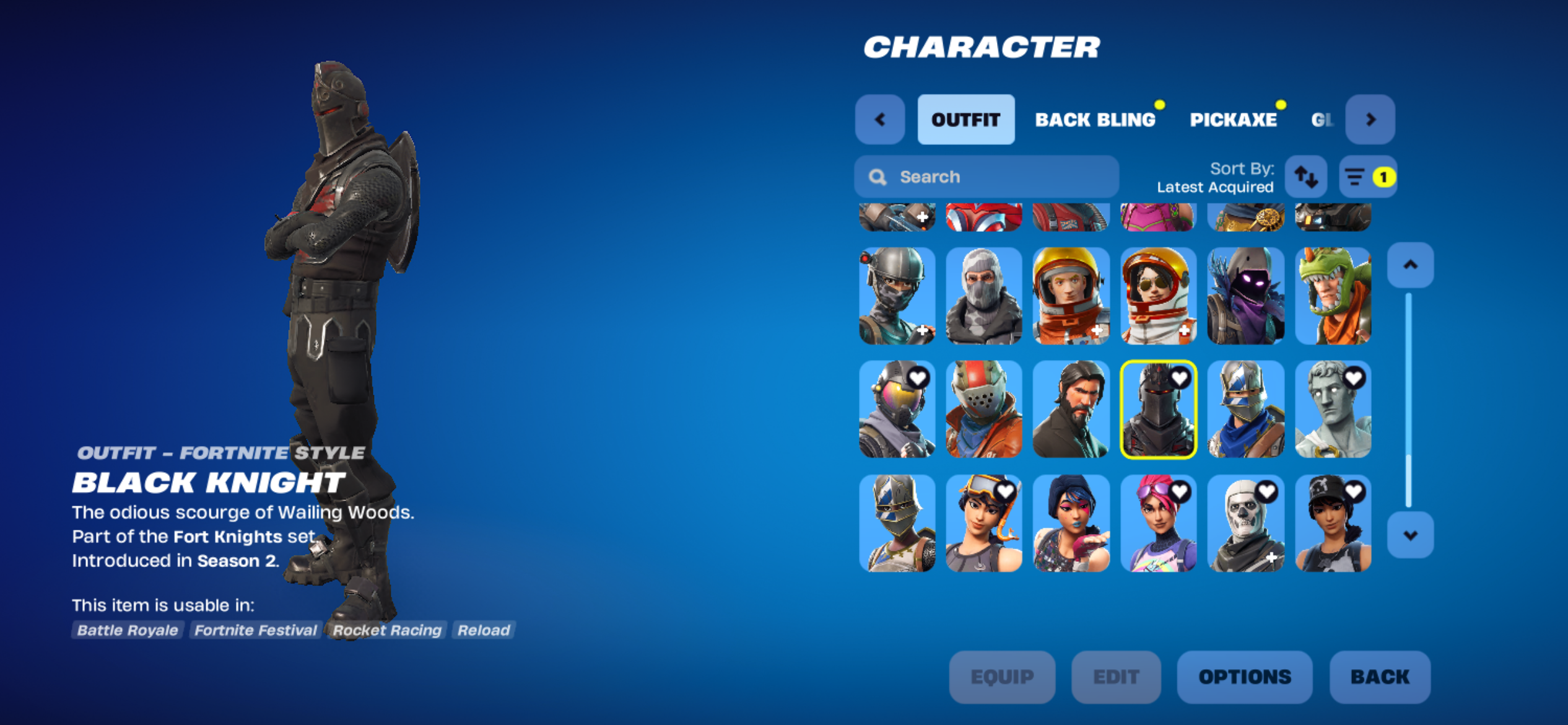 Black Knight | 112 Skins | Season 2 | Level 1179 - Image 7