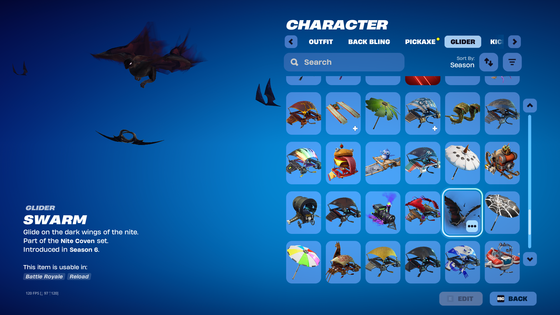 Omega | The Reaper | 144 Skins | Season 3 | Level 2204 | Full Email - Image 3