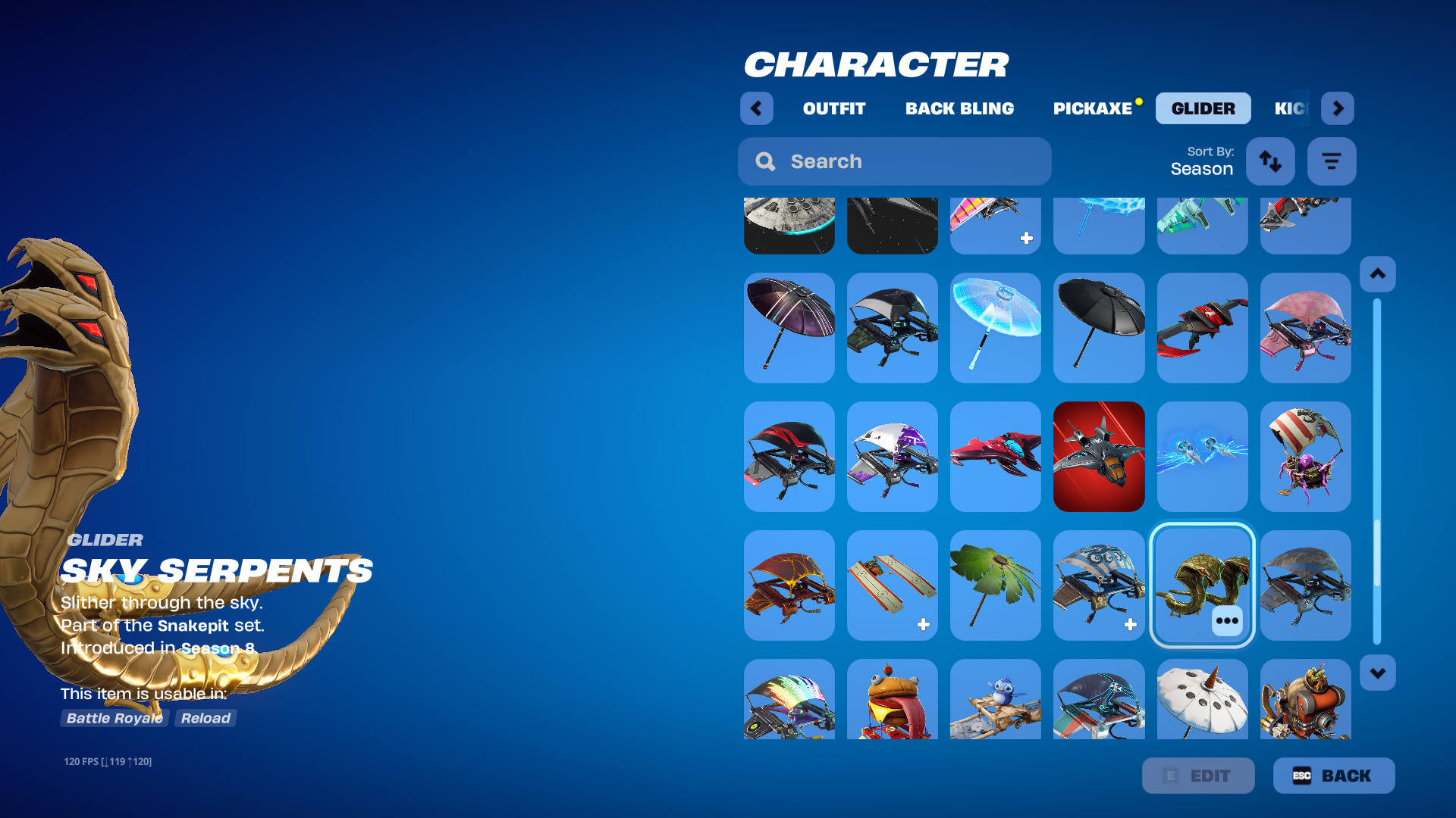 Omega | The Reaper | 144 Skins | Season 3 | Level 2204 | Full Email - Image 4