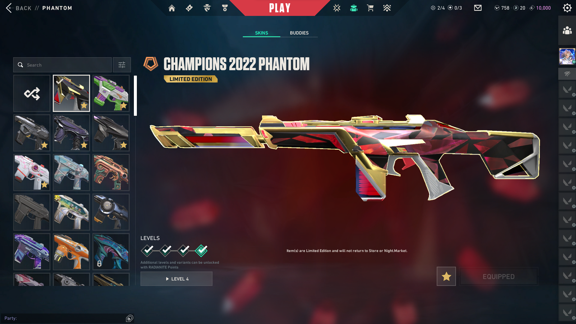 PC | Ascendant Peak | Champions 2022 Butterfly Knife + Phantom | 139 Skins - Image 18