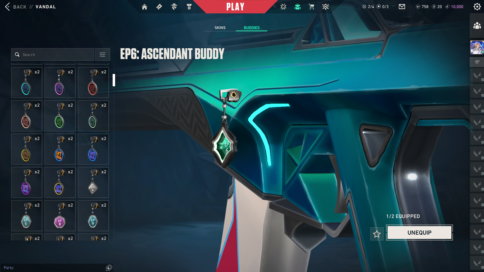 PC | Ascendant Peak | Champions 2022 Butterfly Knife + Phantom | 139 Skins - Image 21