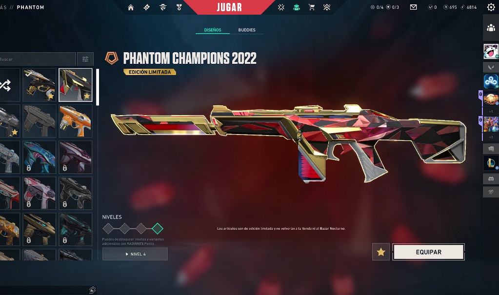 PC | Radiant Peak | Champions 2022 Butterfly Knife + Phantom | 19 Skins | Full Email - Image 18
