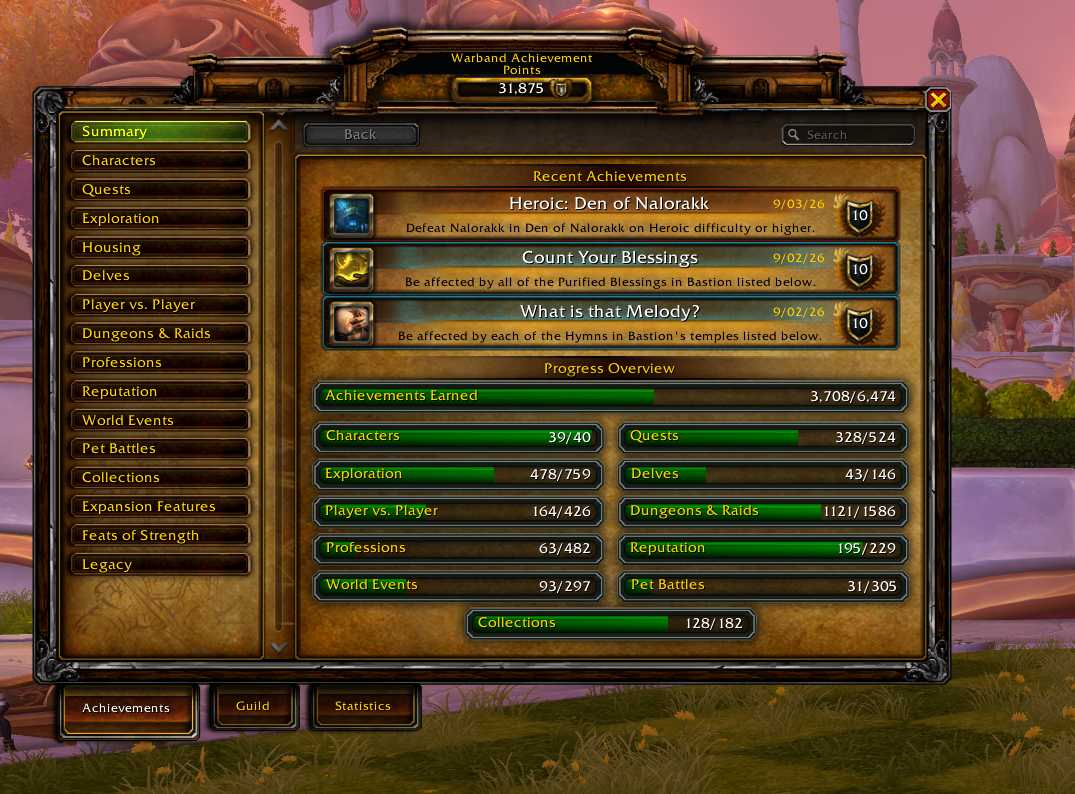 30k+ Achievements | 950+ Mounts | "Back From the Beyond" Meta | Legion Remix Rewards | Anniversary Sets - Image 13